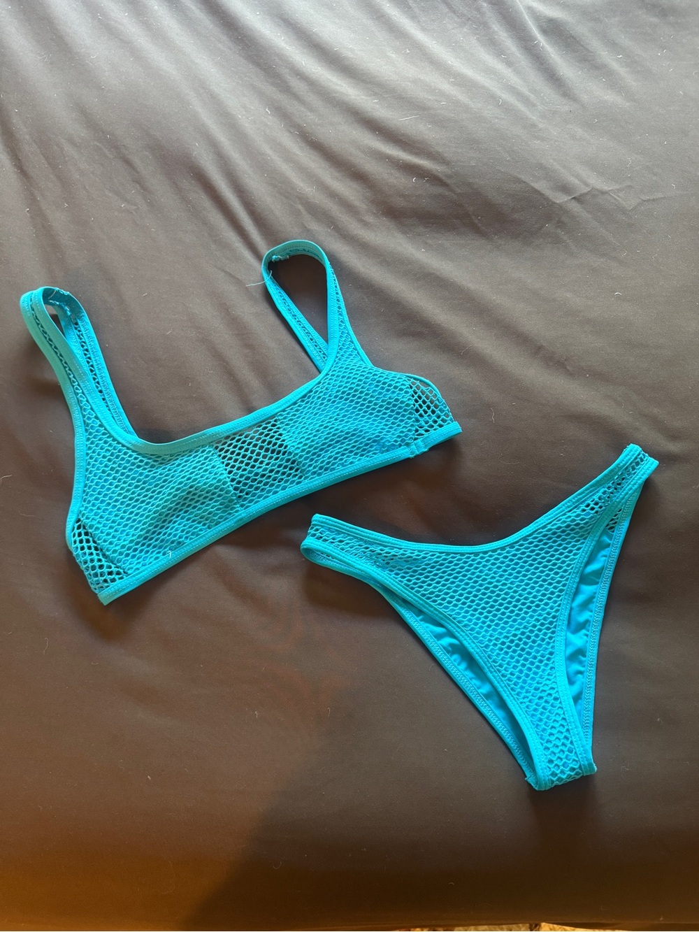 L Space Fishnet Bikini